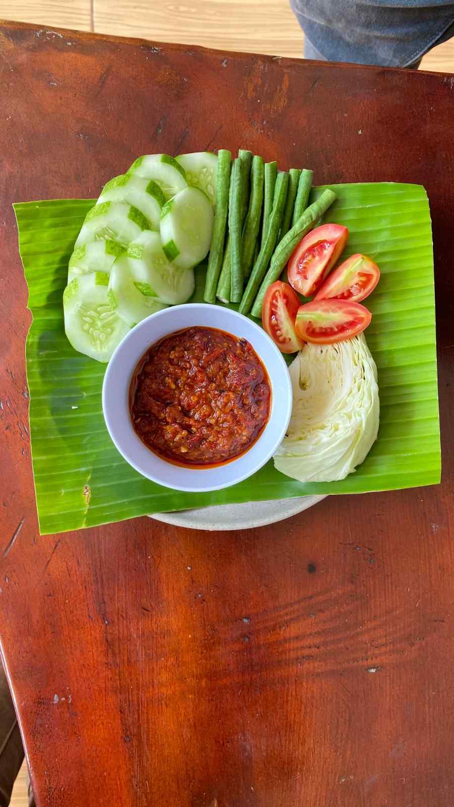 Sambal Kacang + Lalapan